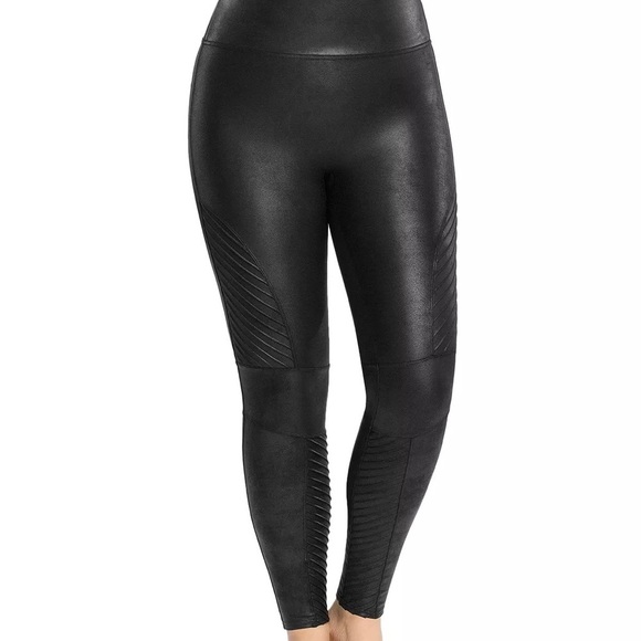 Spanx Moto Faux-Leather Leggings
